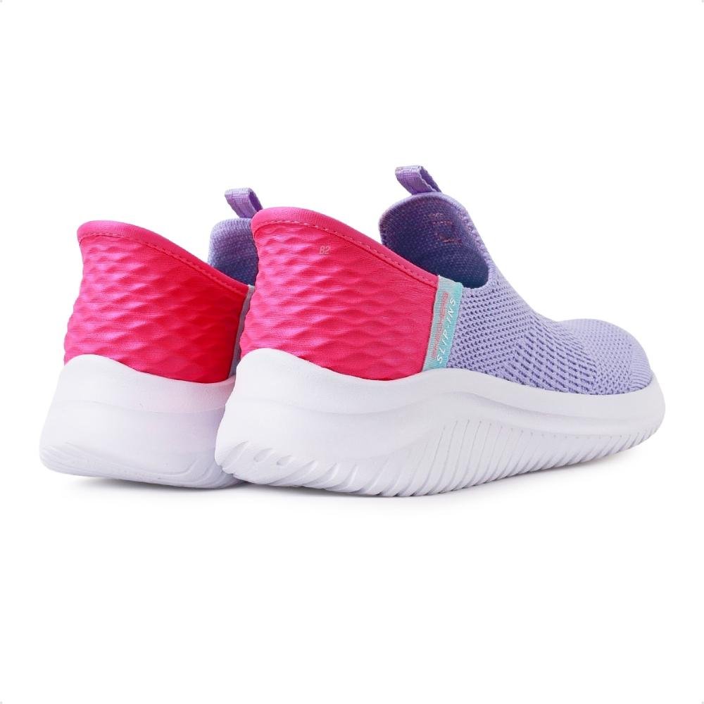 Tênis Skechers Ultra Flex 3.0 Fresh Time Lilás/Rosa 5