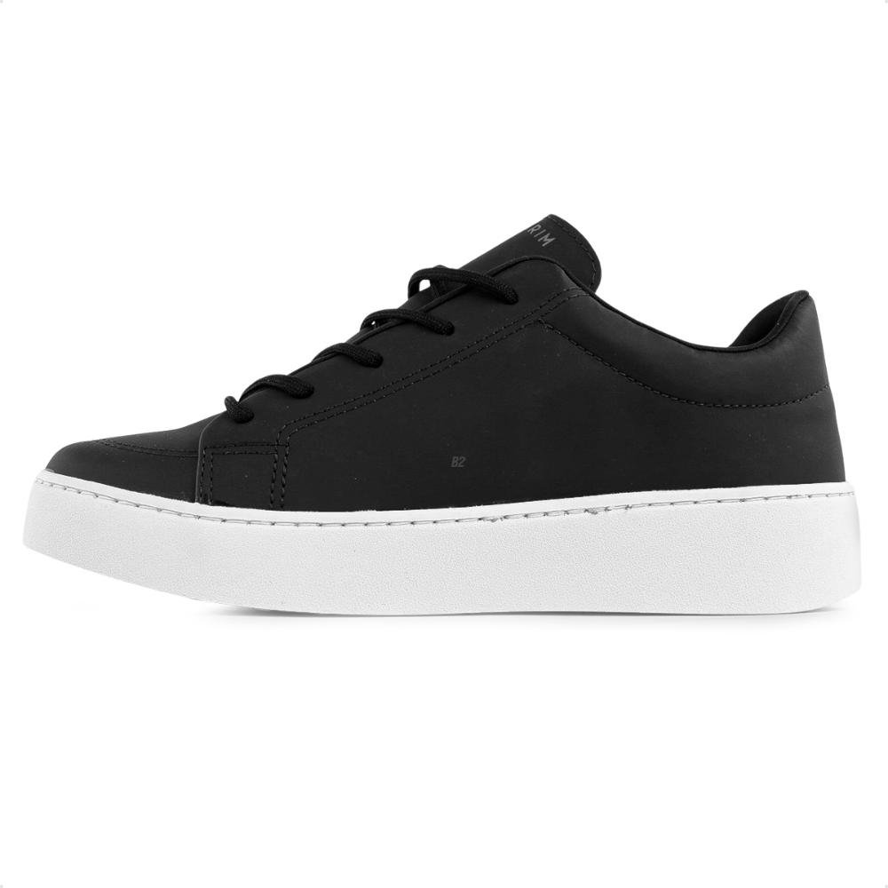 Tênis Ramarim Cadarço Casual Feminino Preto/Prata 2