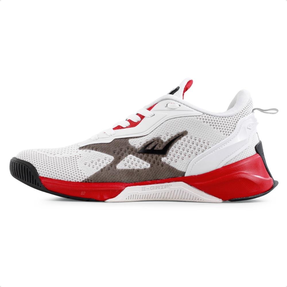 Tênis Everlast Climber Pro 2 Unissex Branco/Vermelho 2