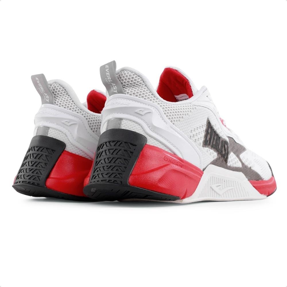 Tênis Everlast Climber Pro 2 Unissex Branco/Vermelho 3