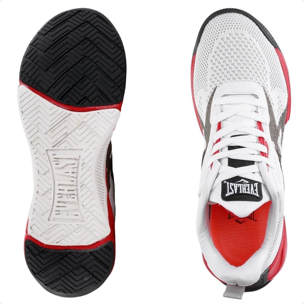 Tênis Everlast Climber Pro 2 Unissex Branco/Vermelho 5