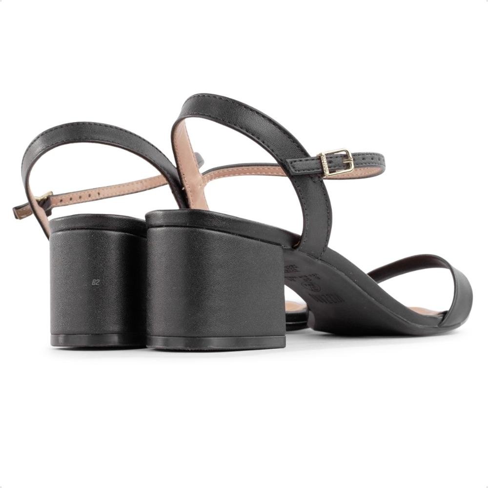 Sandália Vizzano Salto Médio Feminina Preto 5