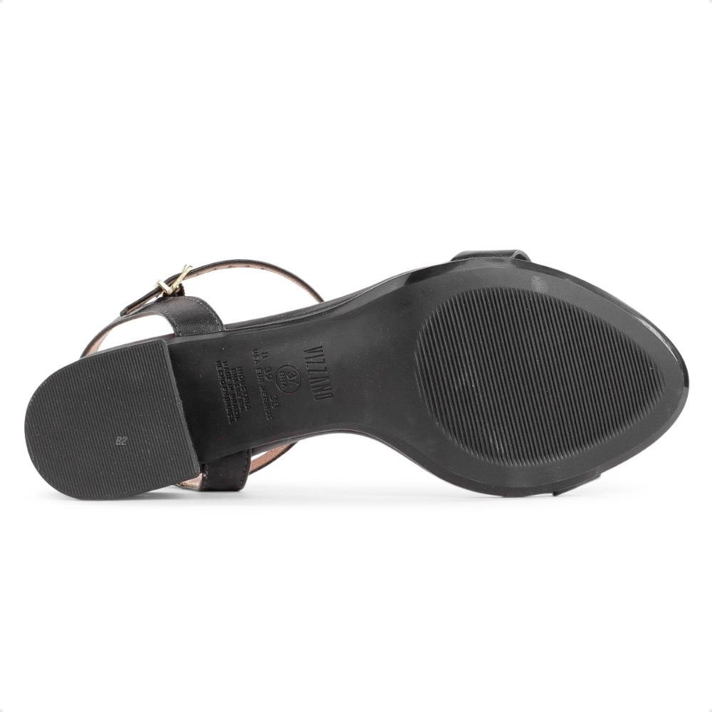 Sandália Vizzano Salto Médio Feminina Preto 6