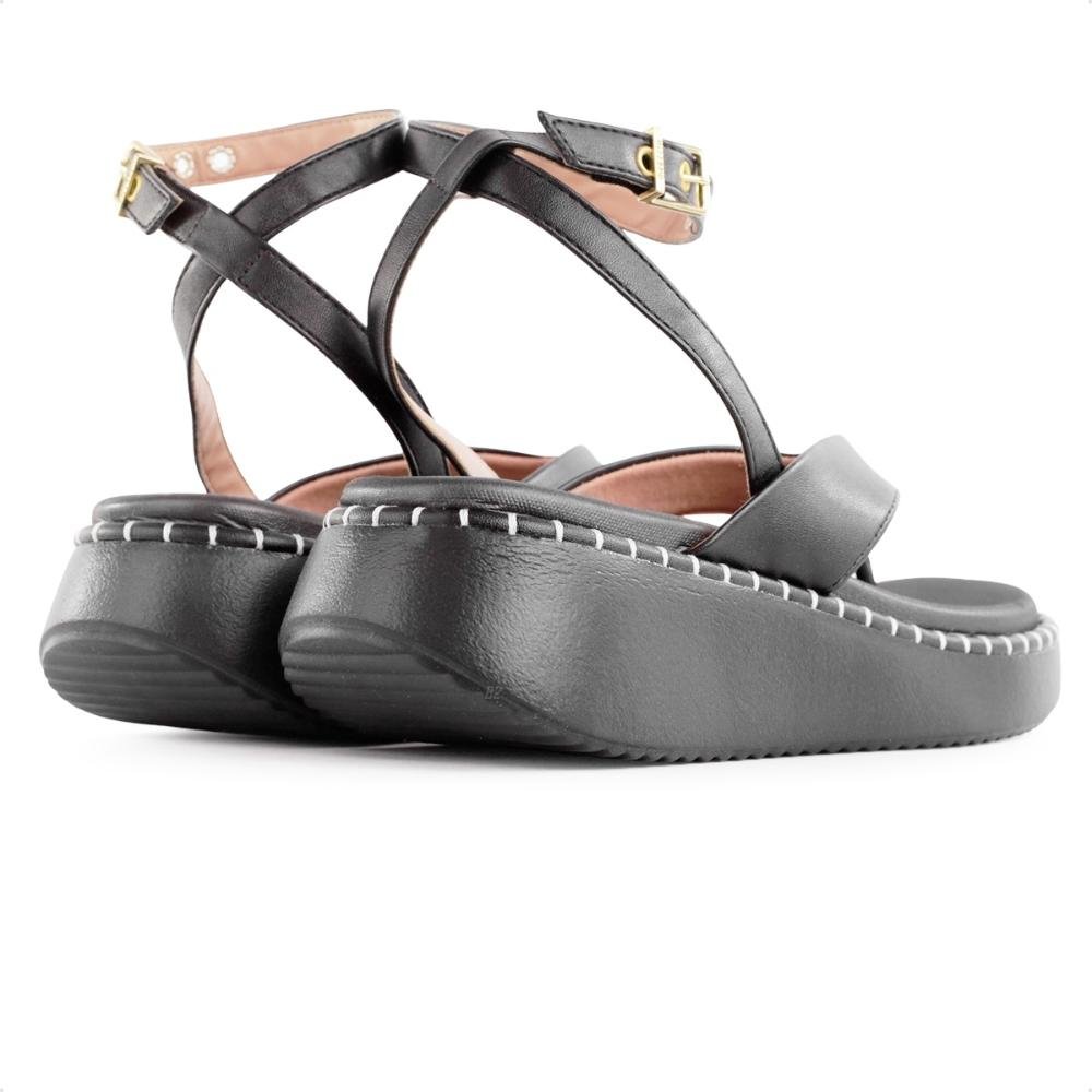 Sandália Vizzano Anabela Com Fivela Feminina 5