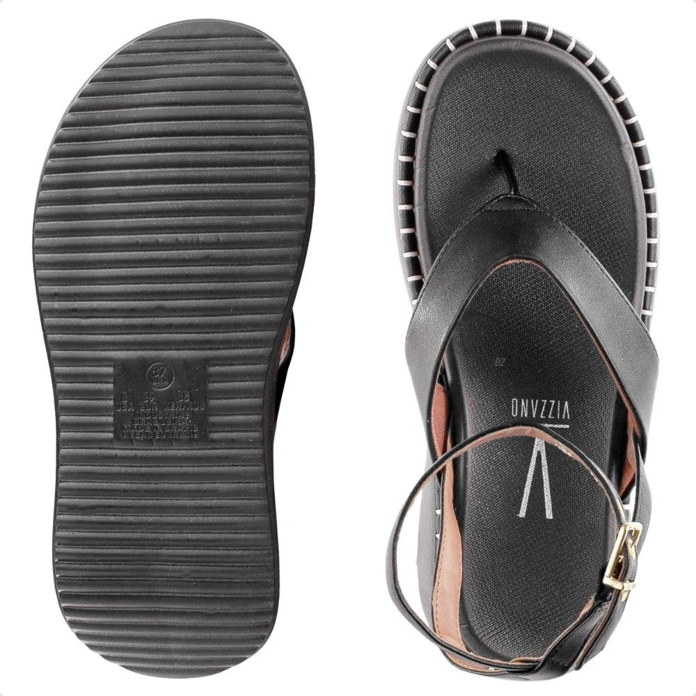 Sandália Vizzano Anabela Com Fivela Feminina 6