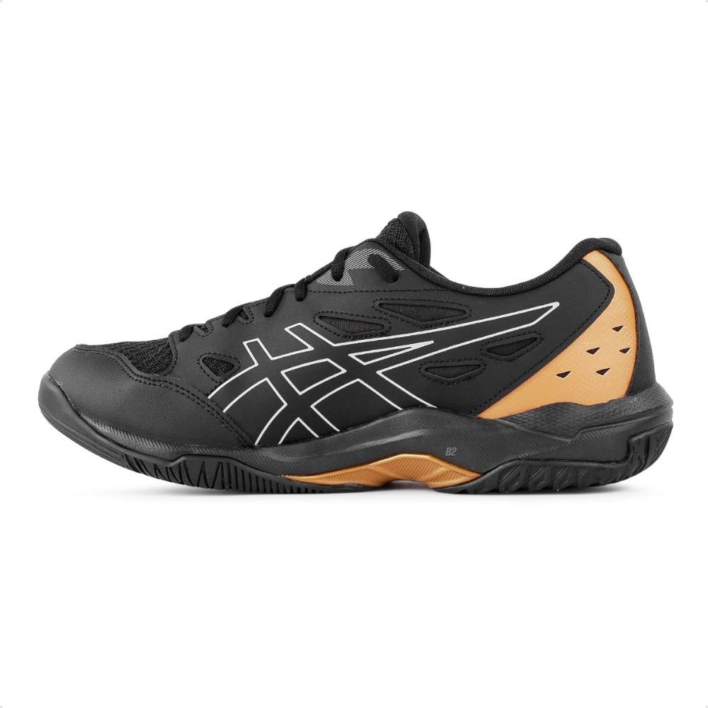 Tenis Asics Gel Rocket 11 Masculino Preto/Amarelo