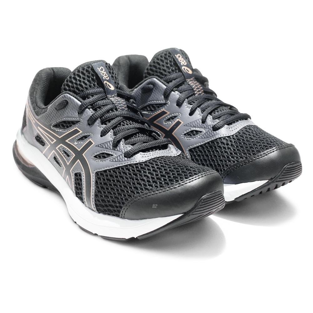 Tênis Asics Shogun ST Feminino Preto/Cinza 3