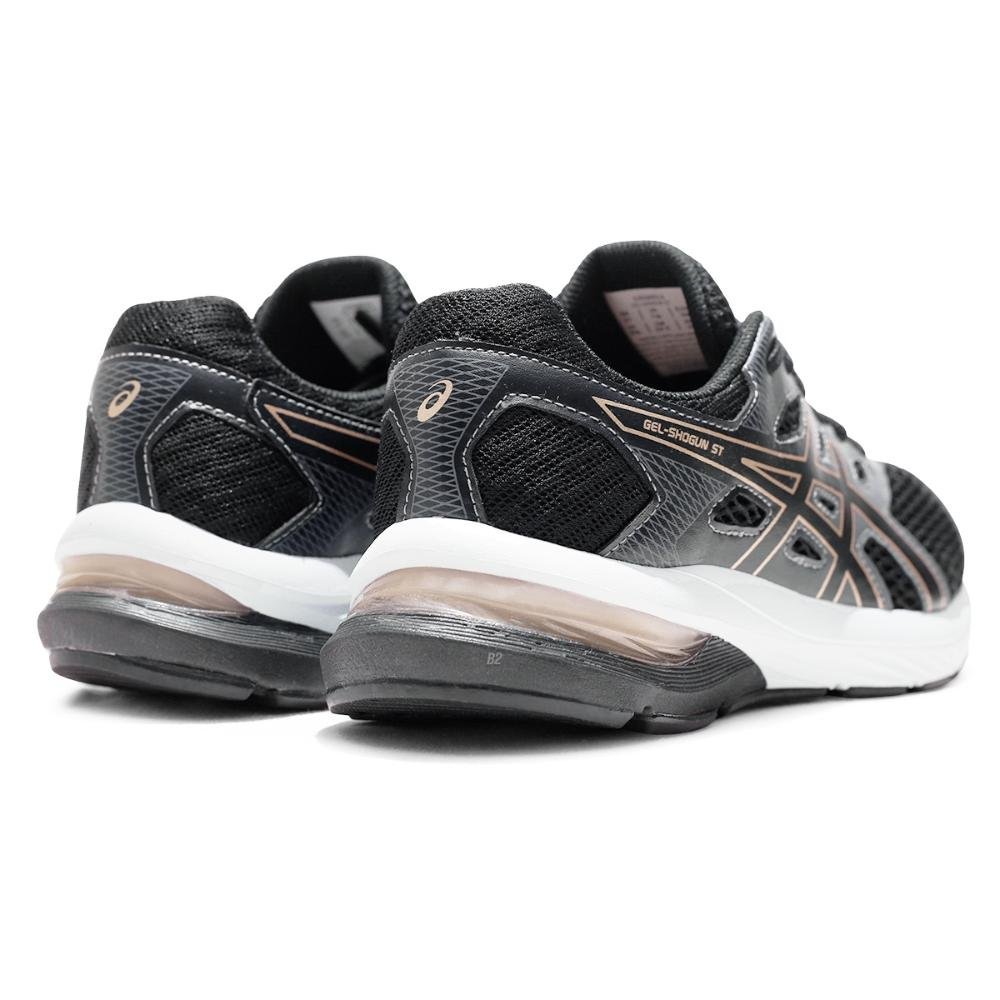 Tênis Asics Shogun ST Feminino Preto/Cinza 5