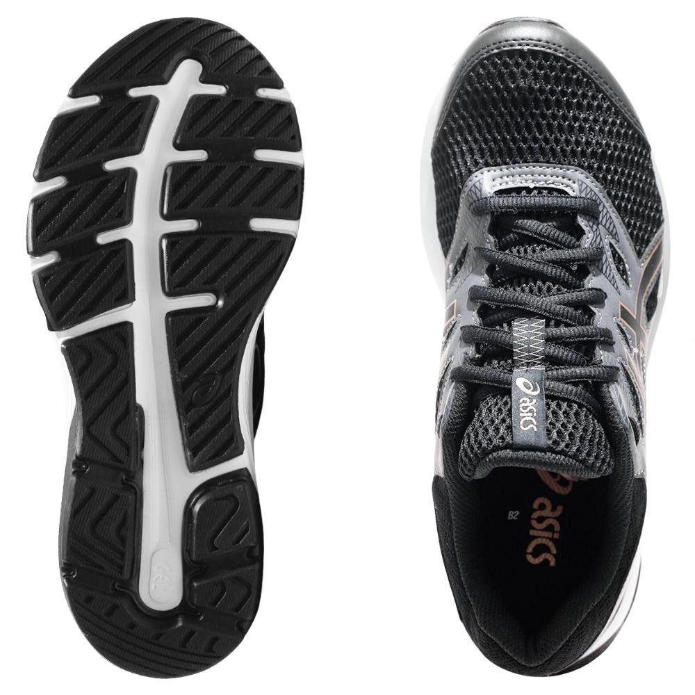 Tênis Asics Shogun ST Feminino Preto/Cinza 6