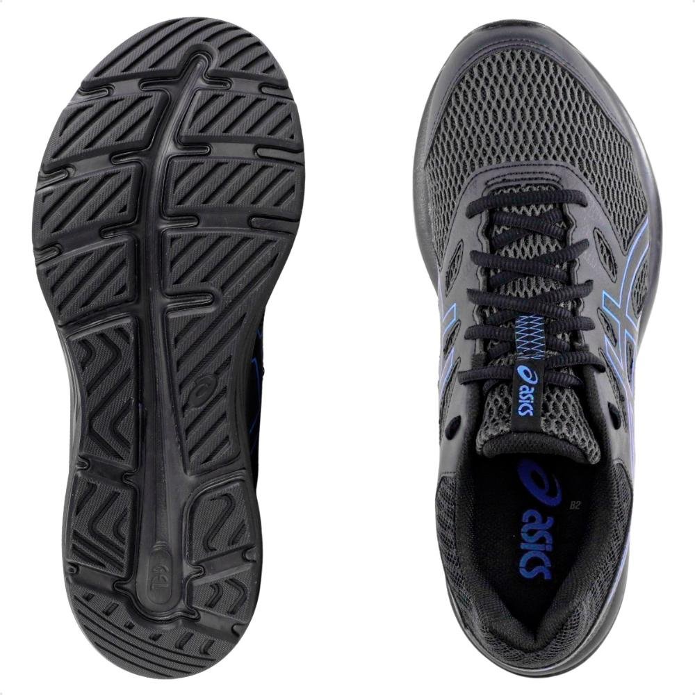 Tênis Asics Shogun ST Masculino Preto/Azul 5