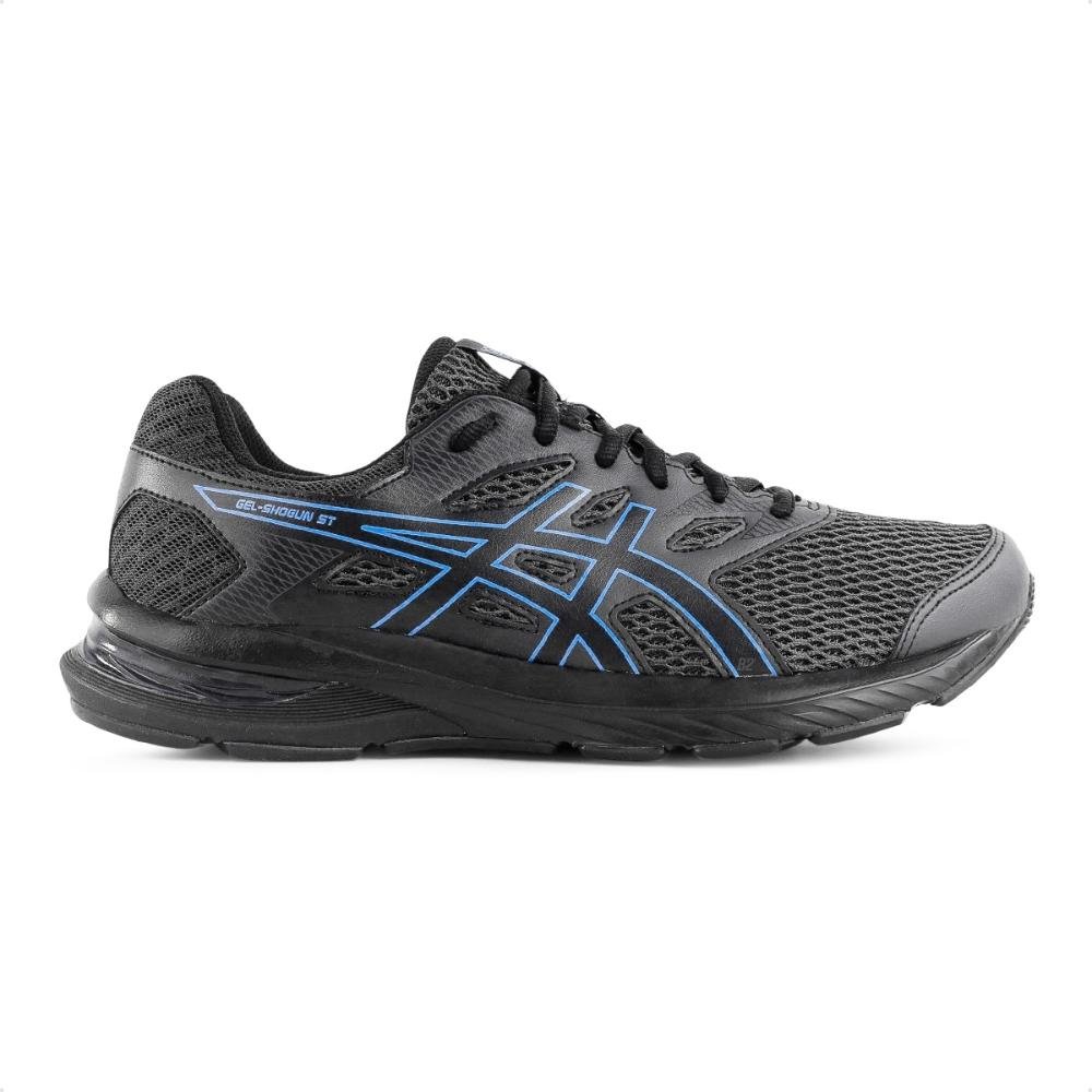 Tênis Asics Shogun ST Masculino Preto/Azul 6