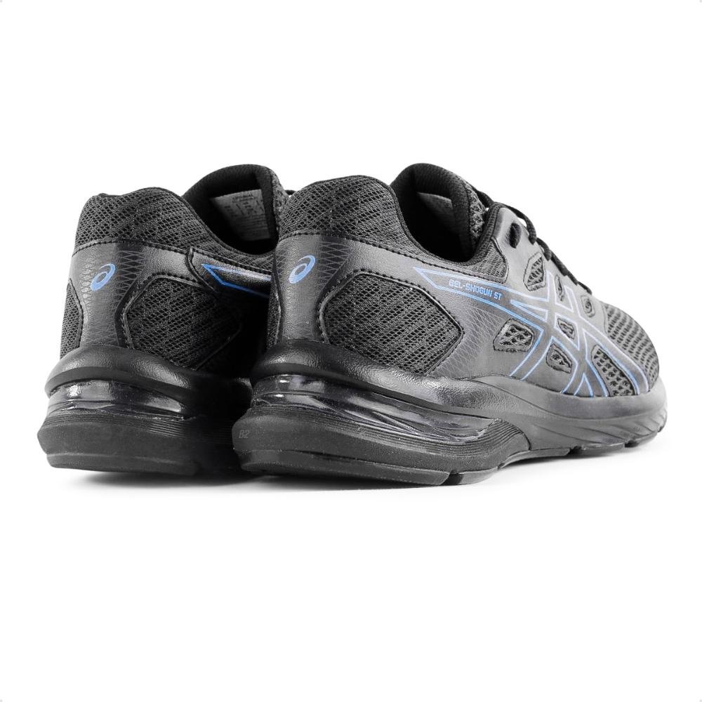 Tênis Asics Shogun ST Masculino Preto/Azul 8