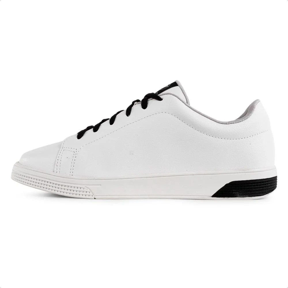 Tênis Via Uno Casual Feminino Branco/Preto 2