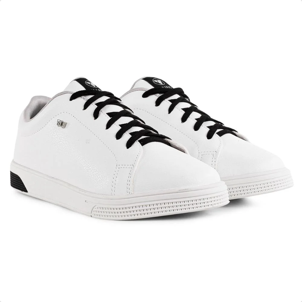 Tênis Via Uno Casual Feminino Branco/Preto 3