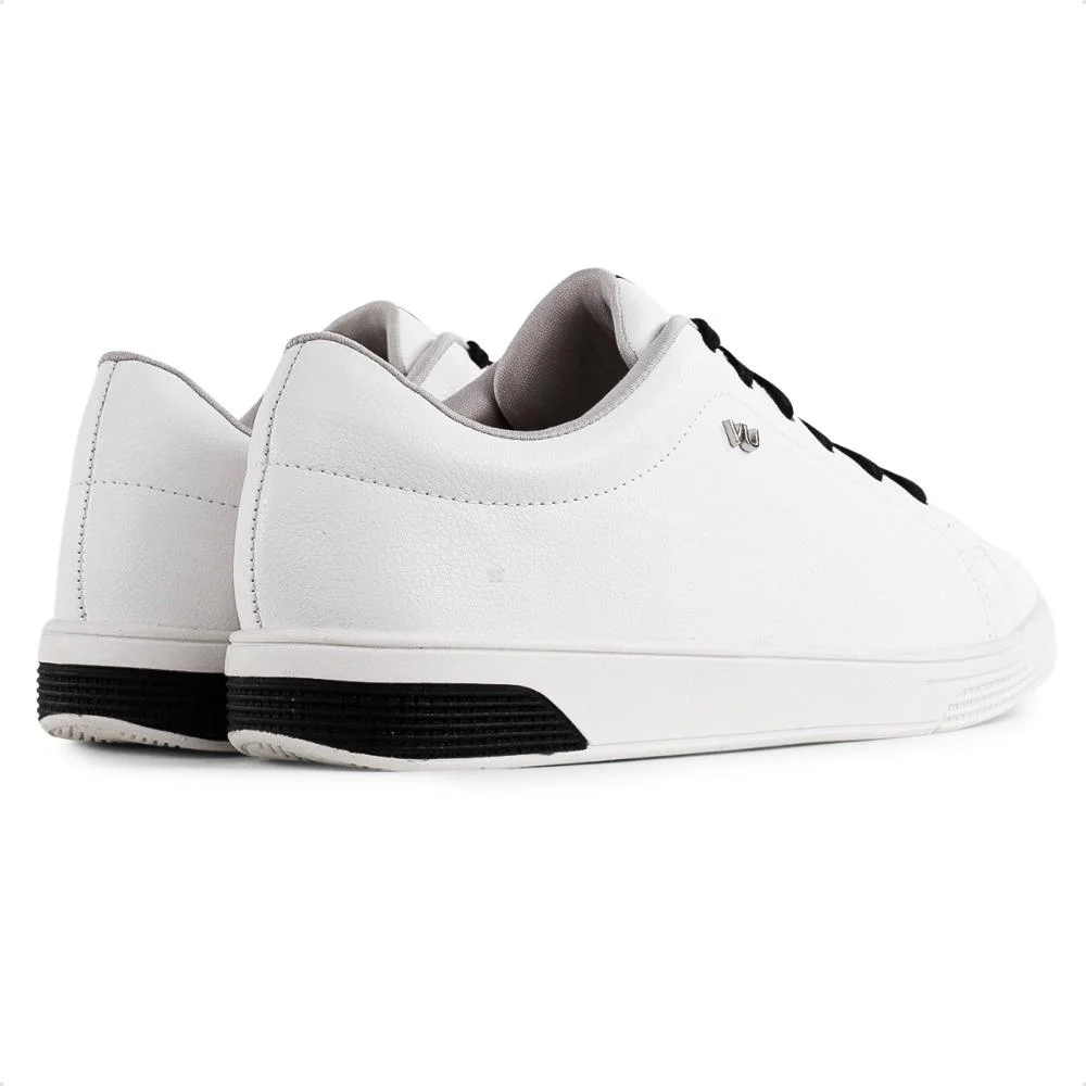 Tênis Via Uno Casual Feminino Branco/Preto 5