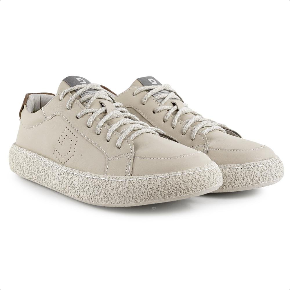 Sapatênis Democrata Denim Bora Masculino Bege 3