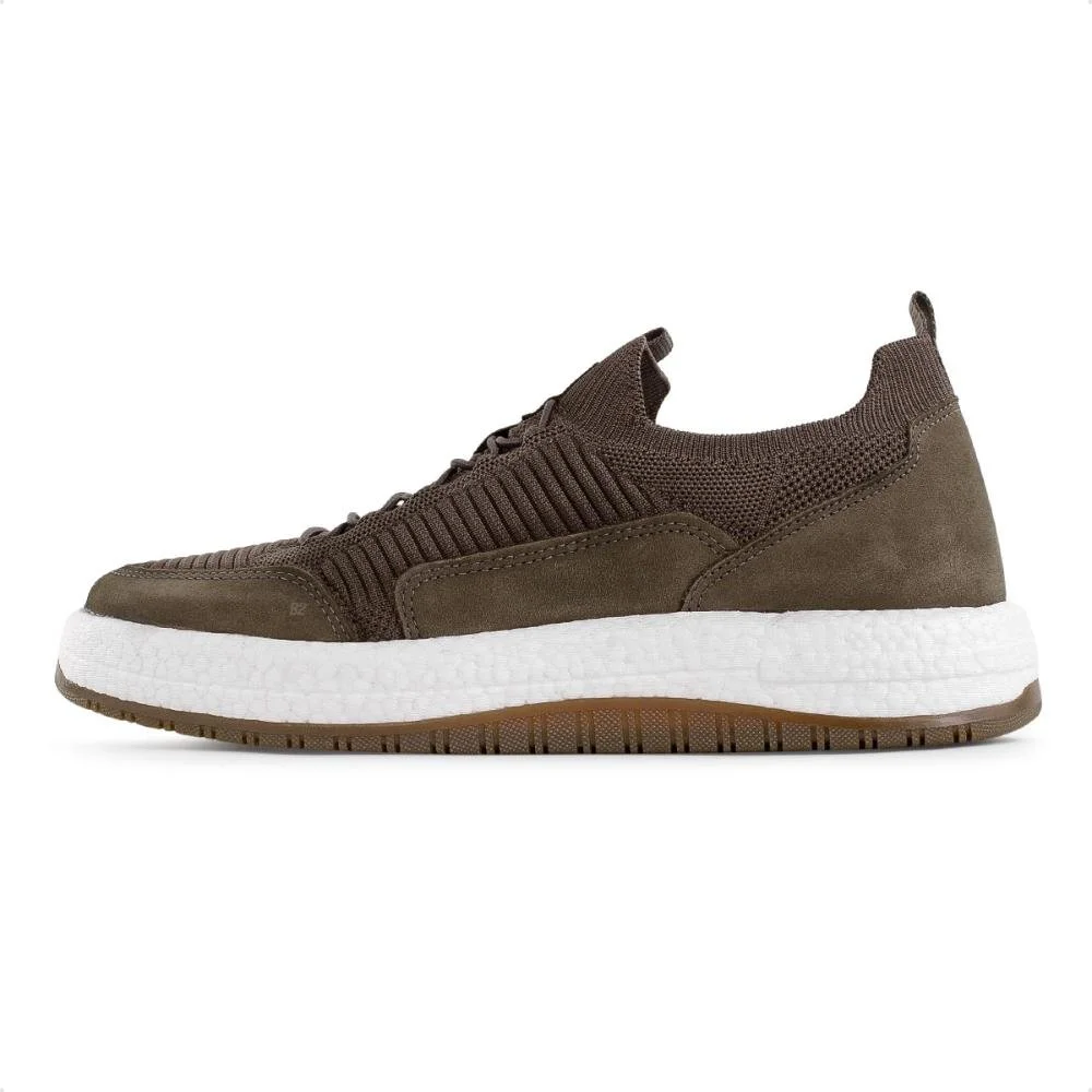 Sapatênis Democrata Denim Drake Pulse Masculino Cinza/Marrom 2