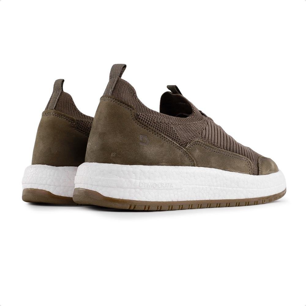 Sapatênis Democrata Denim Drake Pulse Masculino Cinza/Marrom 5