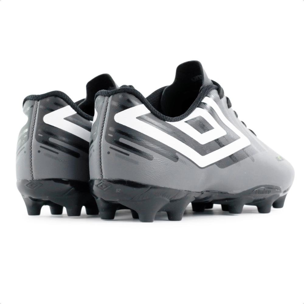 Chuteira Campo Umbro Action Jr Cinza/Preto 5