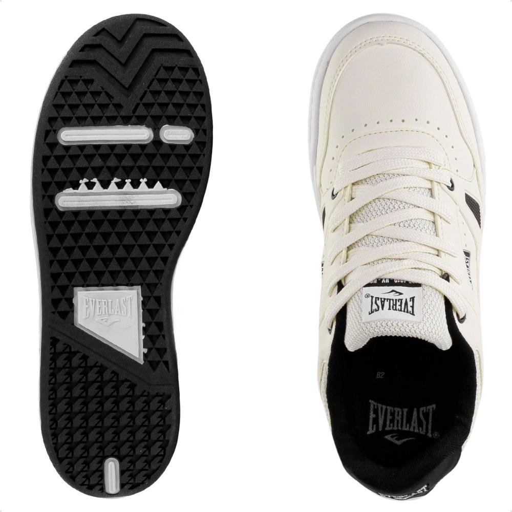 Tênis Everlast New York Masculino Bege/Preto 6