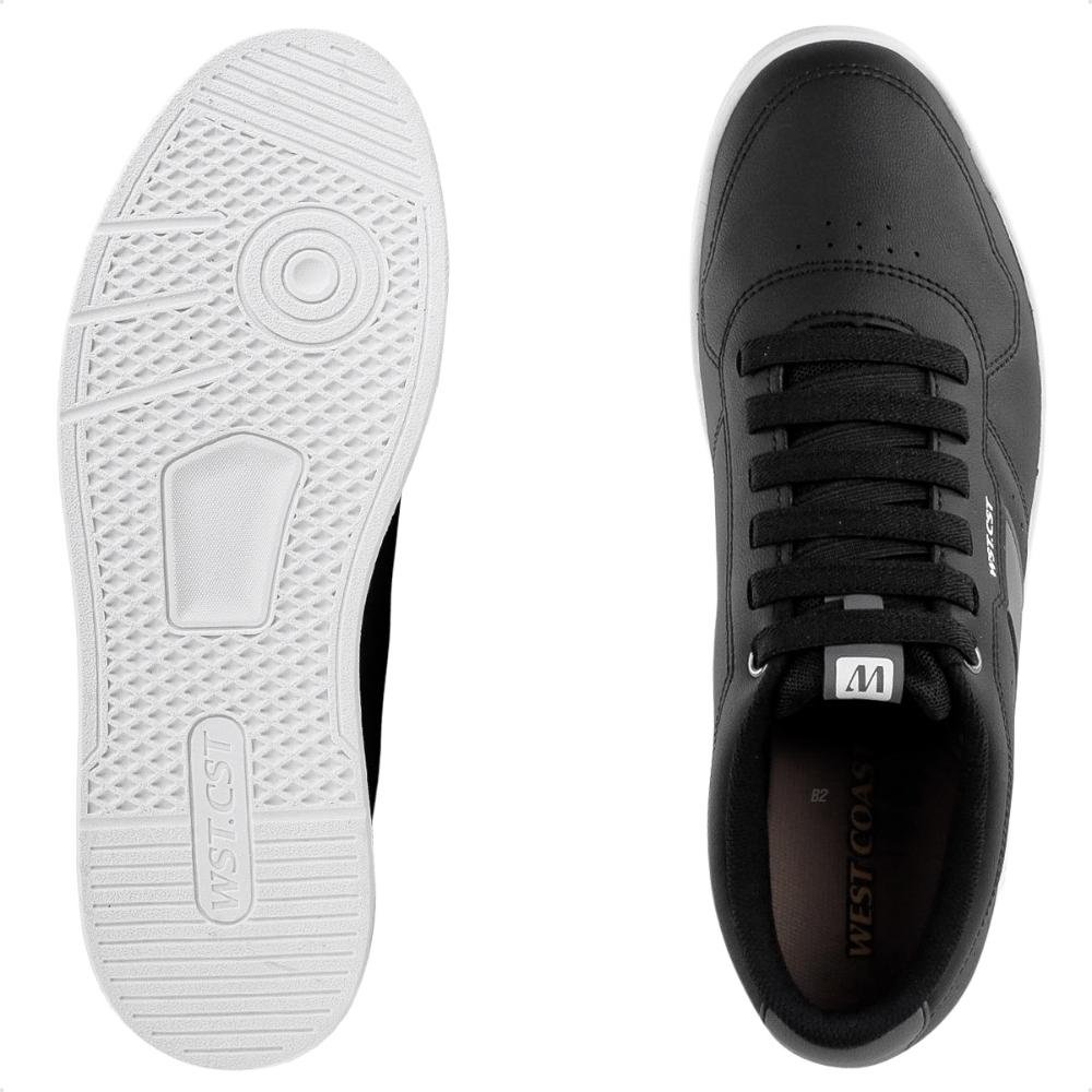 Tênis West Coast WC 163 Torrance Masculino Preto/Cinza 6