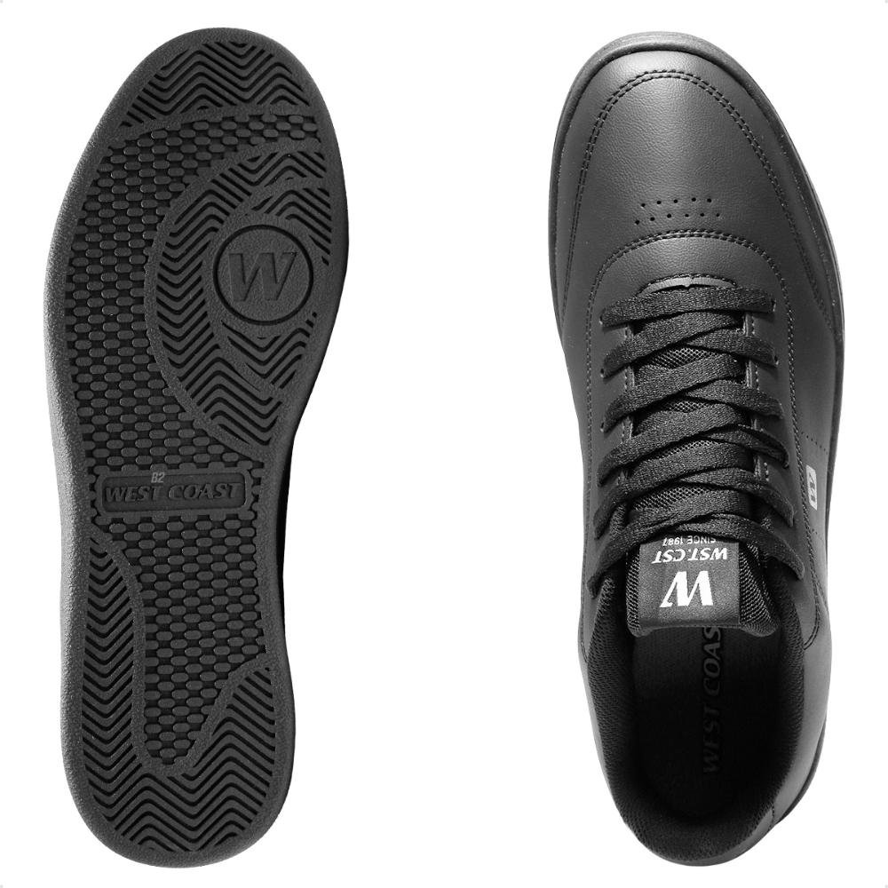 Tênis West Coast WC 157 Santa Monica Masculino Preto