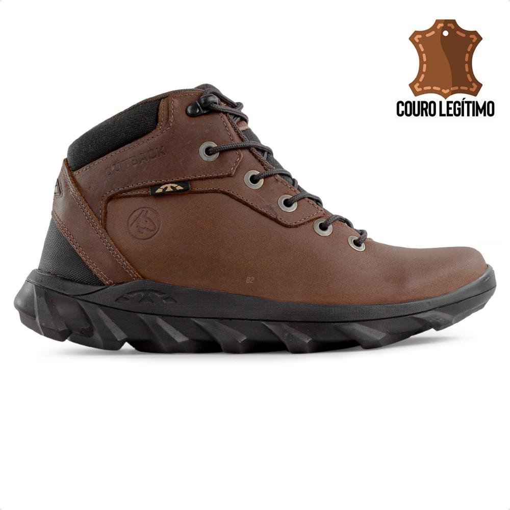Bota Bull Terrier Outback Masculina Marrom/Preto 1