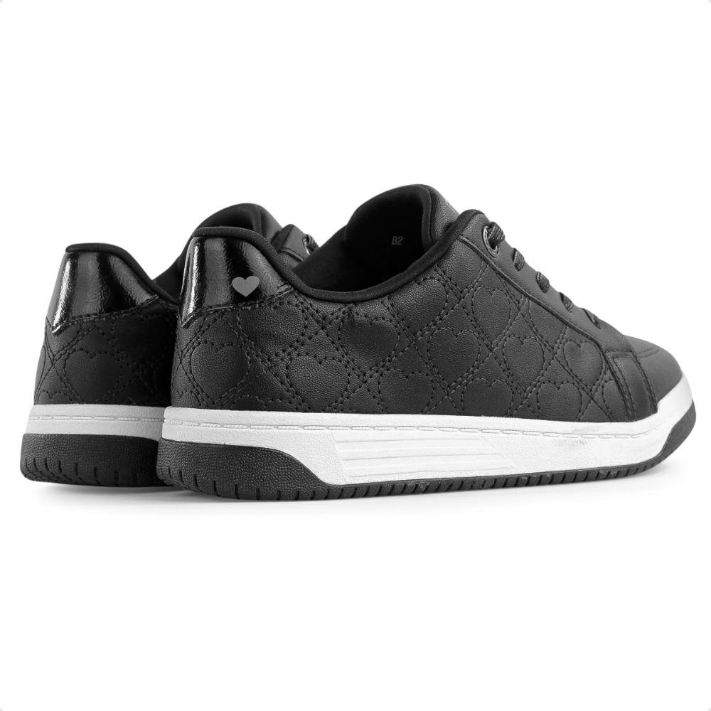 Tênis Ramarim Cadarço Casual Feminino Preto/Branco 5