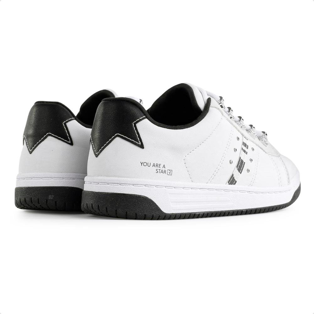 Tênis Ramarim Plataforma Feminino Branco/Preto 5