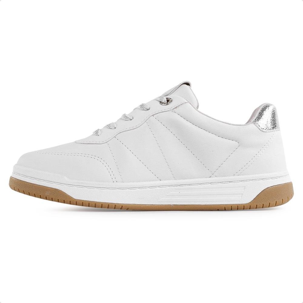 Tênis Ramarim Plataforma Feminino Branco/Prata 2