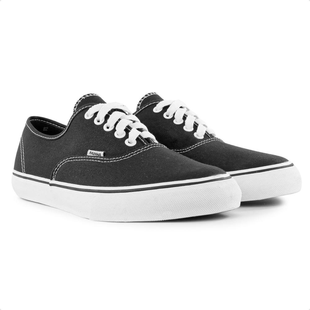 Tênis Rainha Mont Car V Unissex Preto/Branco 3