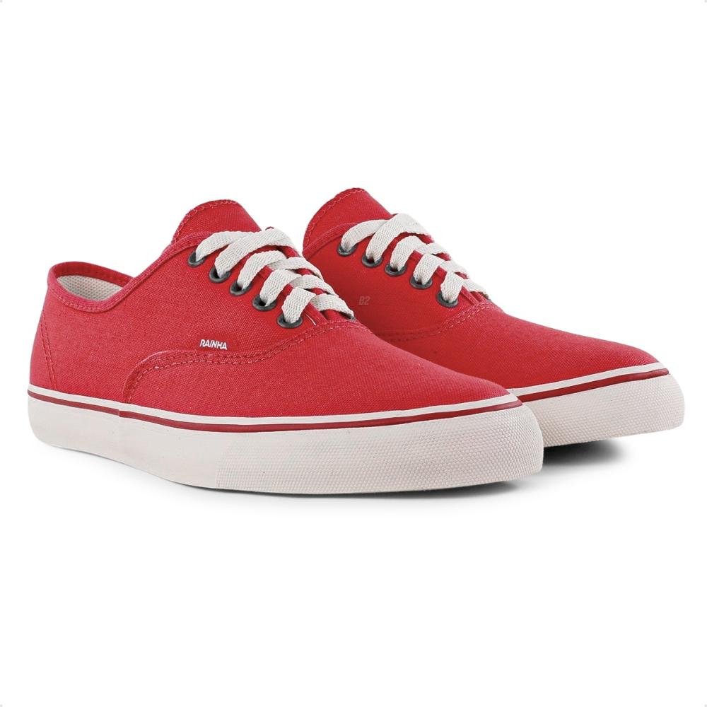 Tênis Rainha Mont Car V Unissex Vermelho/Branco 3