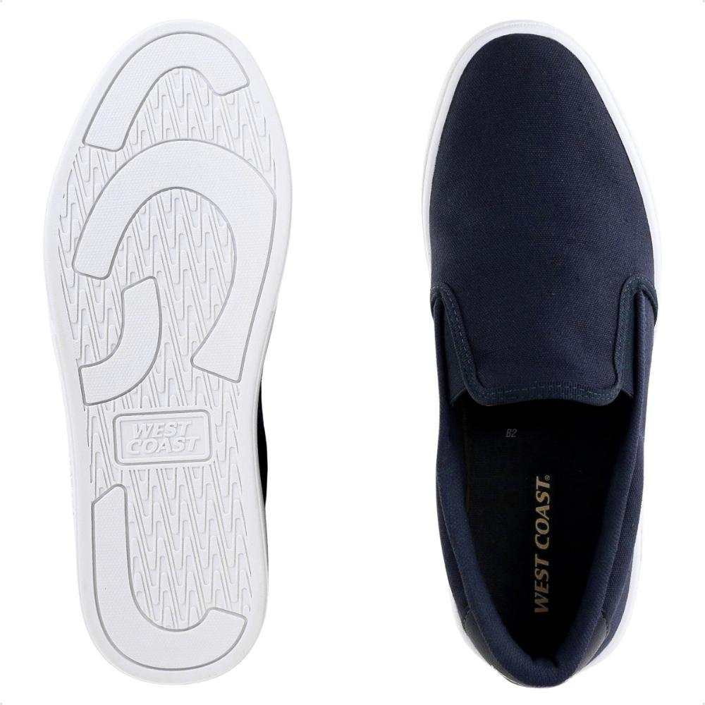 Tênis West Coast WC 110 Masculino Azul Marinho/Branco 6