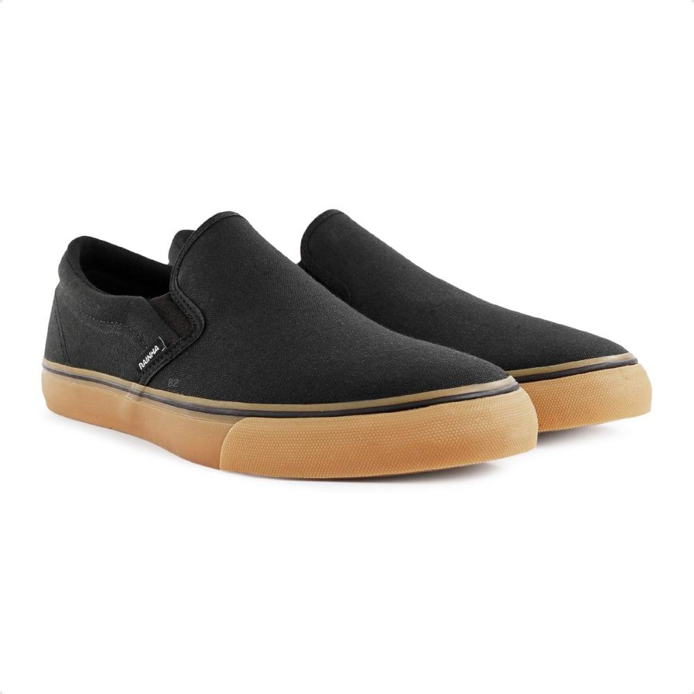 Tênis Rainha Iate IV Calce Fácil Unissex Preto/Bege 3