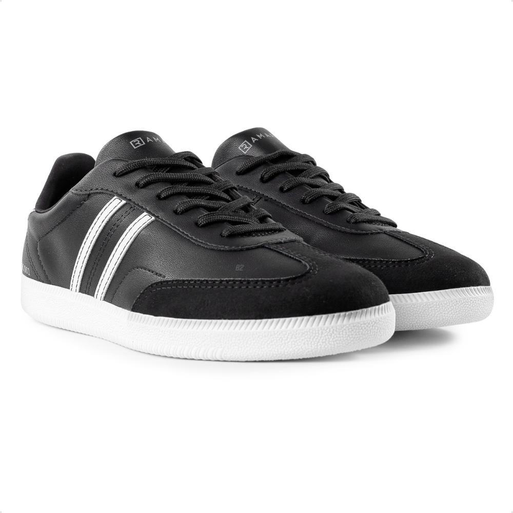 Tênis Ramarim SNK Casual Feminino Preto/Branco 3