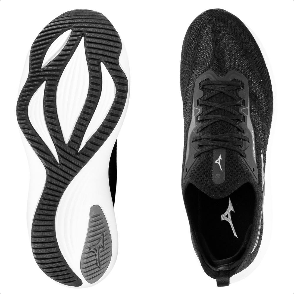 Tênis Mizuno Oracle Unissex Preto/Branco 5
