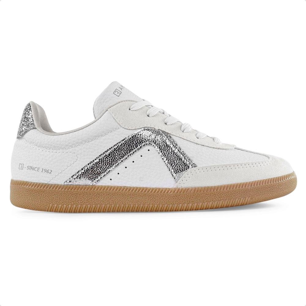 Tênis Ramarim Since Casual Feminino Branco/Prata 1