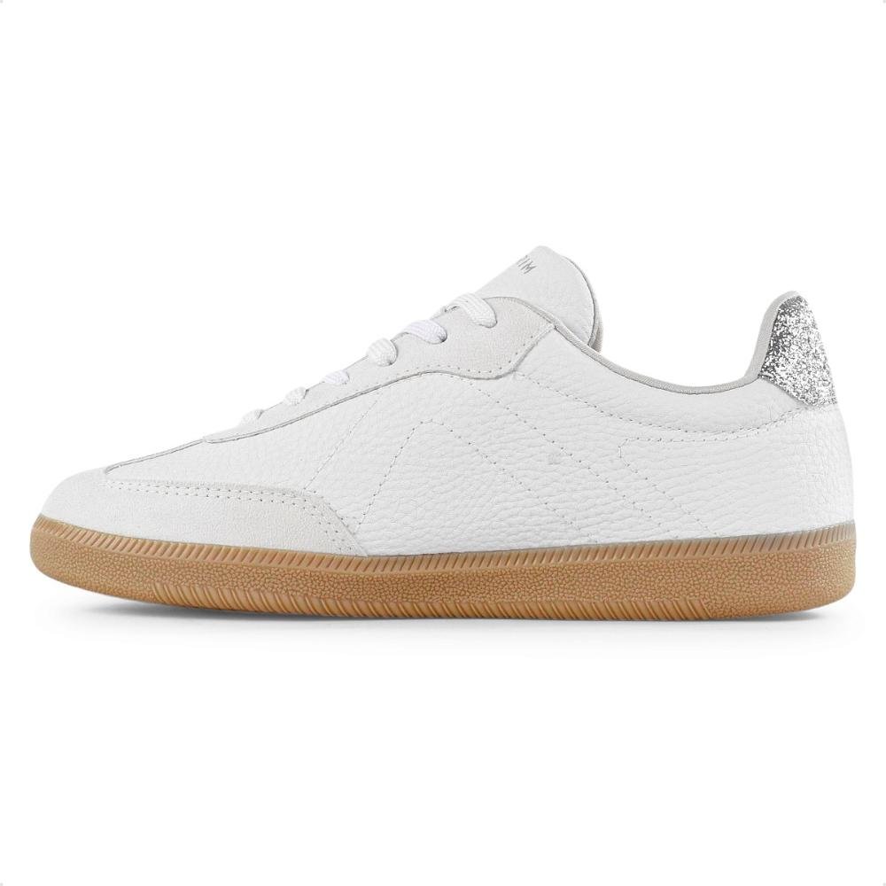 Tênis Ramarim Since Casual Feminino Branco/Prata 2