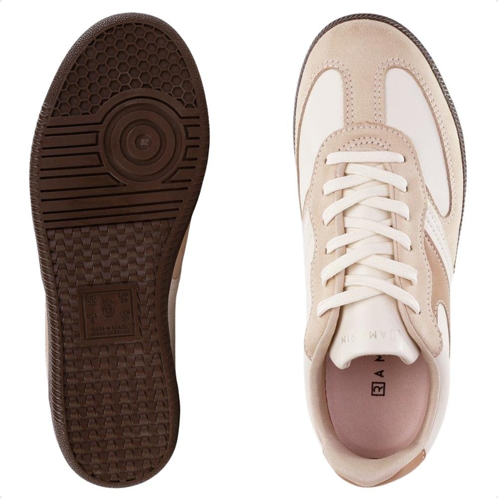 Tênis Ramarim Style Casual Feminino Bege/Marrom 6