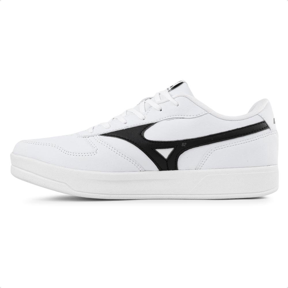 Tênis Mizuno Street Wind Unissex Branco/Preto 2