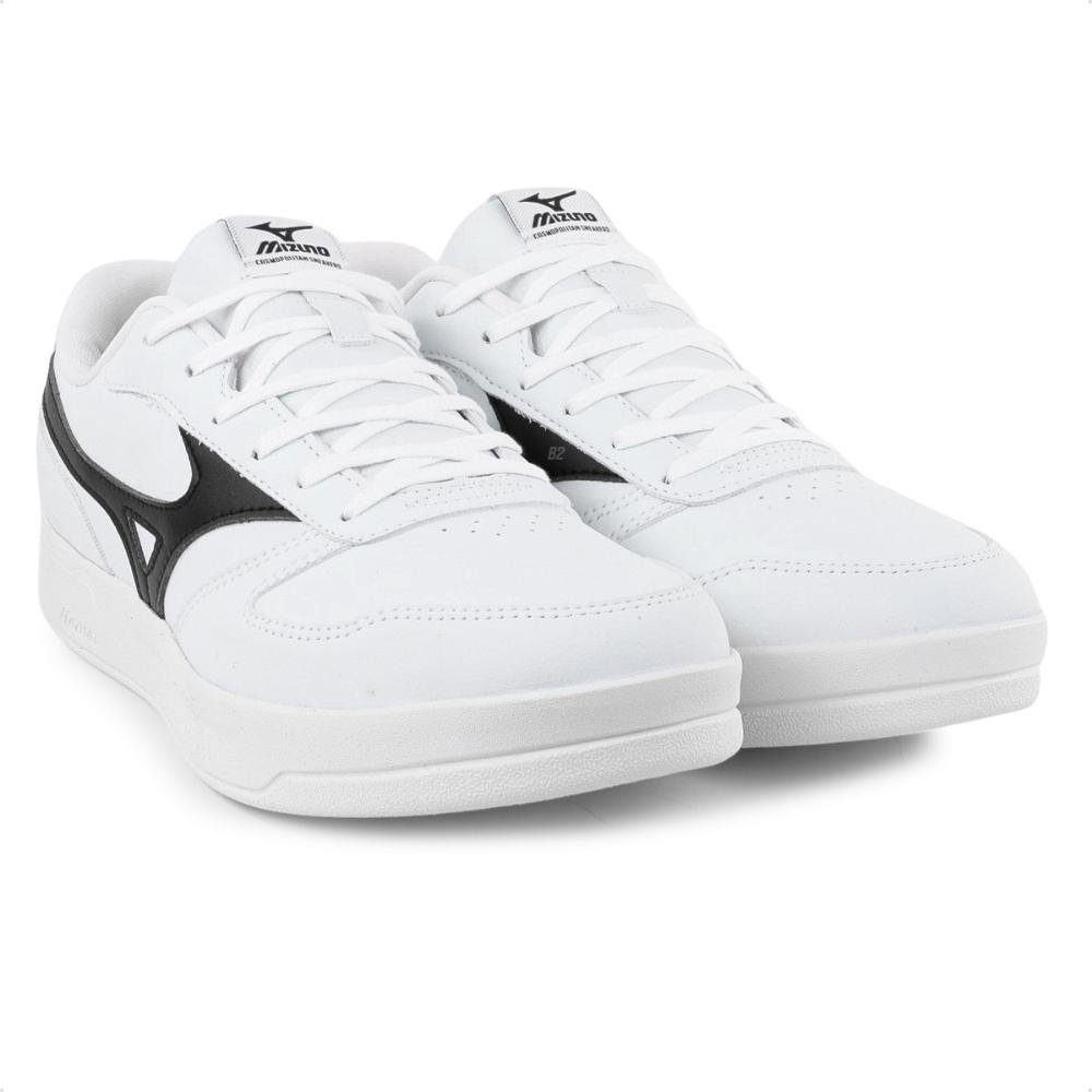 Tênis Mizuno Street Wind Unissex Branco/Preto 3