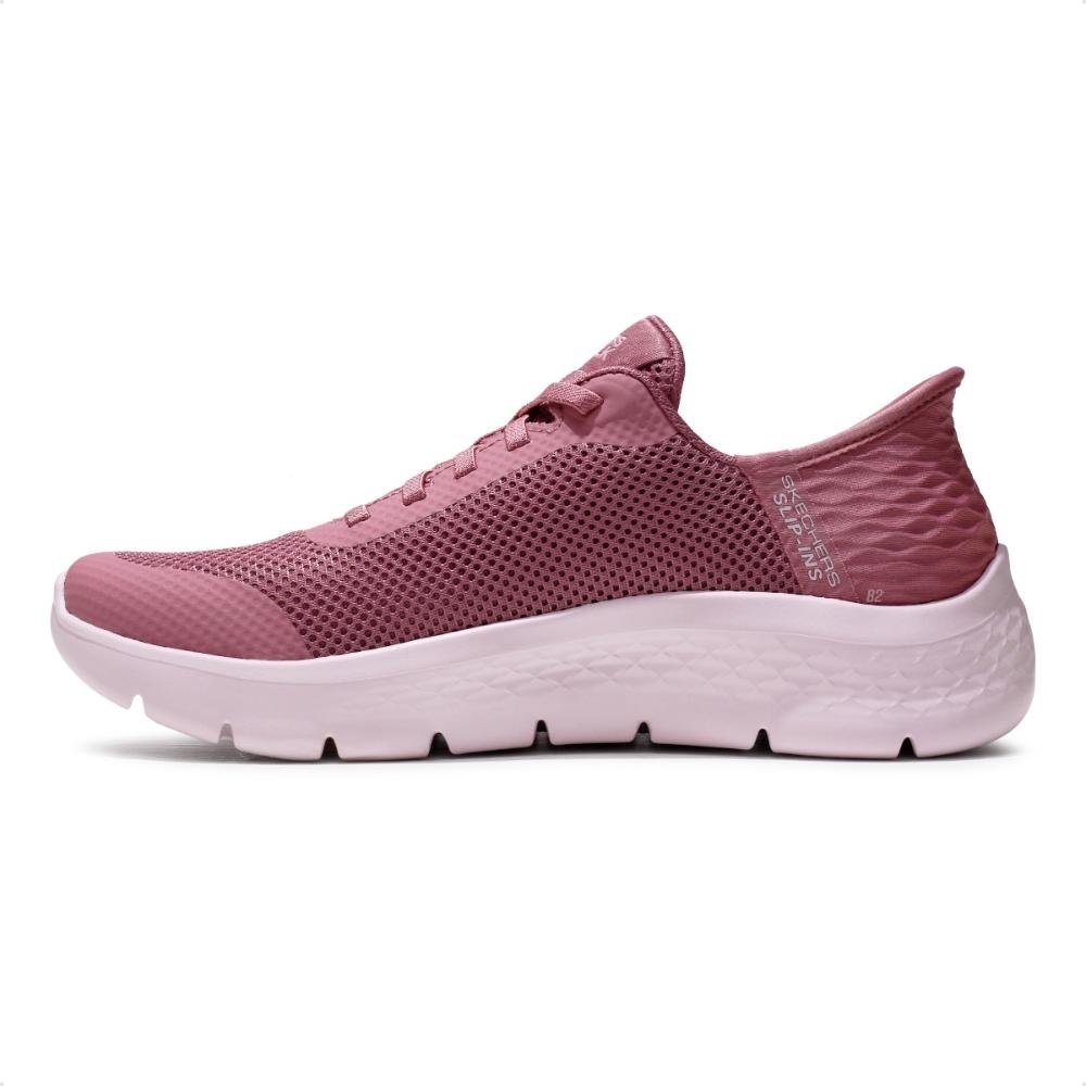 Tênis Skechers Go Walk Flex Grand Entry Slip-in Feminino Rosa/Rosa Claro 2