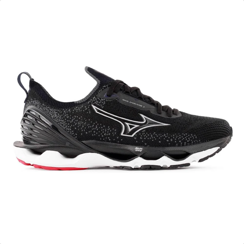 emi,様　NO.2 Tênis Mizuno Wave Endeavor 2 Masculino Preto/Azul Marinho