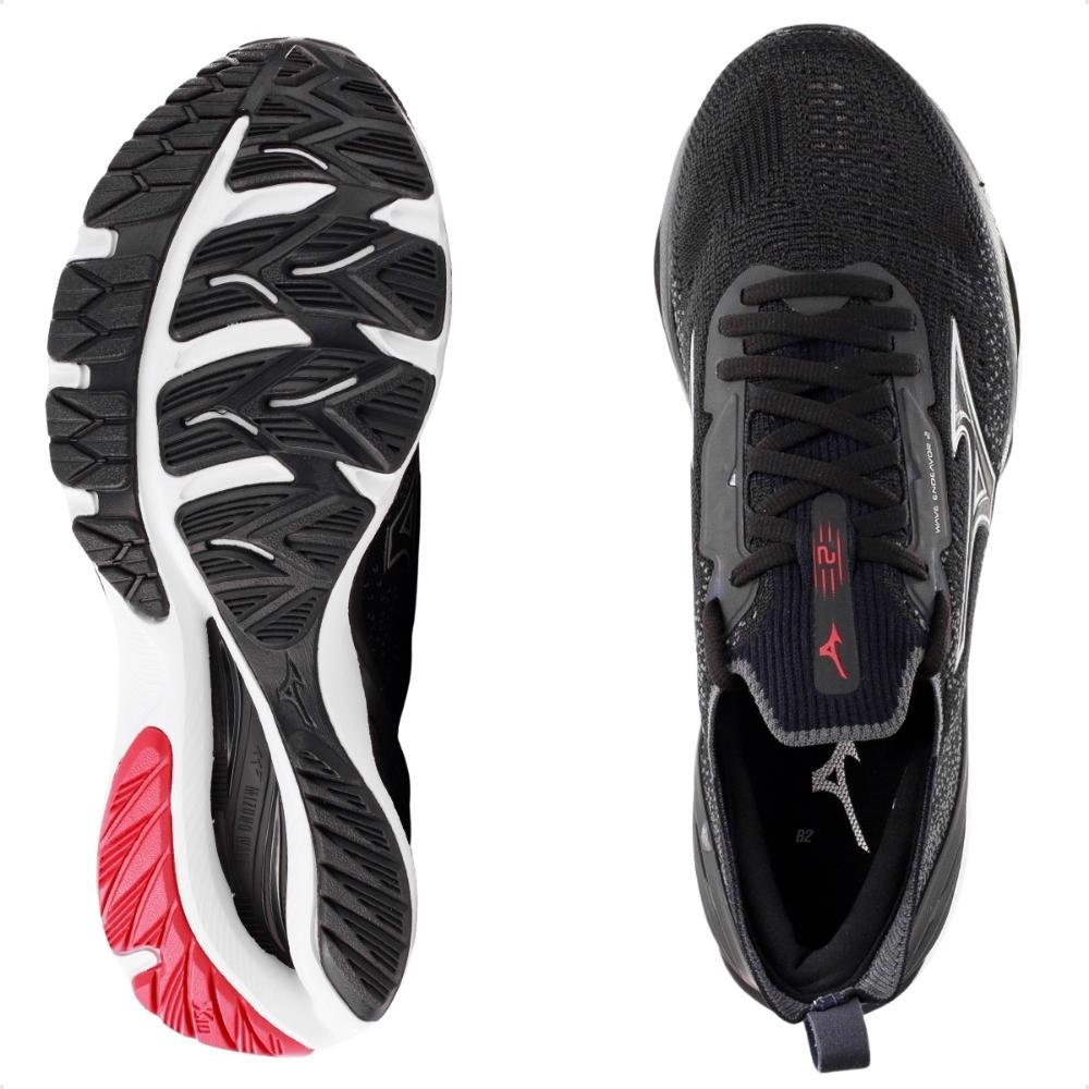 Tênis Mizuno Wave Endeavor 2 Masculino Preto/Azul Marinho 5