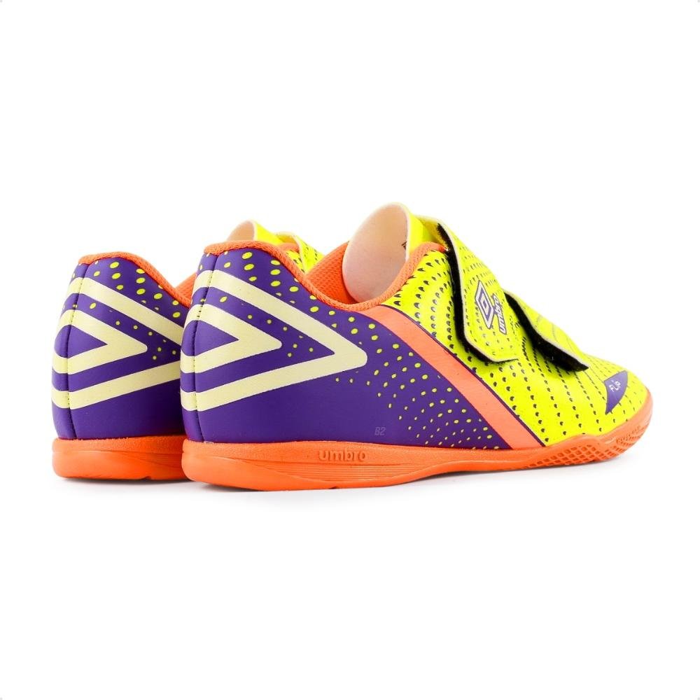 Chuteira Futsal Umbro Flip Kids Verde /Roxo 5