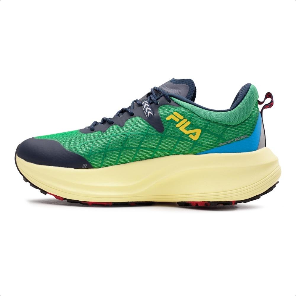 Tênis Fila Racer Skytrail Masculino Verde/Marinho 2
