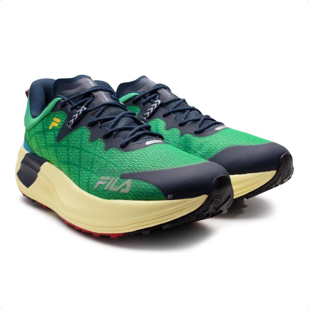 Tênis Fila Racer Skytrail Masculino Verde/Marinho 3