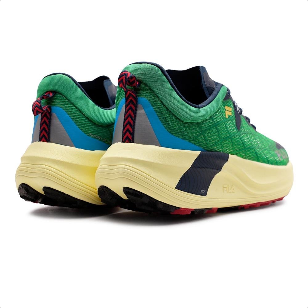 Tênis Fila Racer Skytrail Masculino Verde/Marinho 5