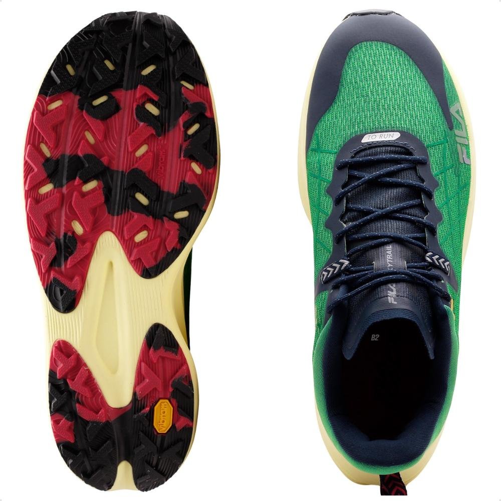 Tênis Fila Racer Skytrail Masculino Verde/Marinho 6