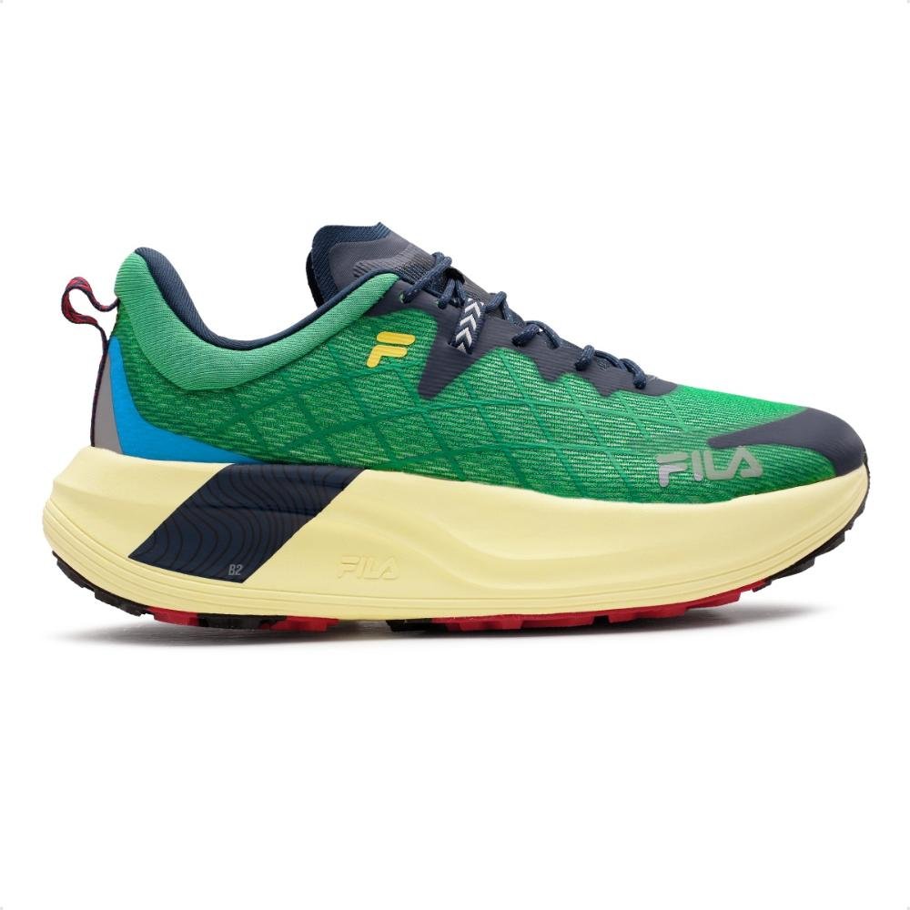 Tênis Fila Racer Skytrail Masculino Verde/Marinho 7